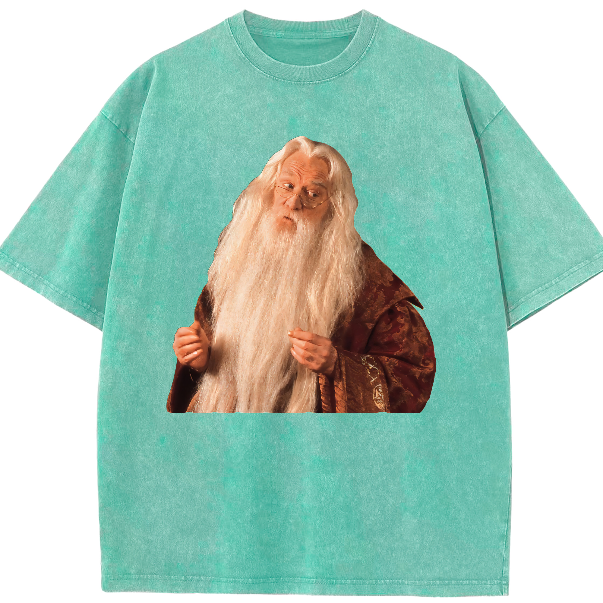 （画像用） Harry Potter ハリー・ポッターシリーズ 綿100% ヴィンテージ風 半袖Tシャツ（フロントプリント）